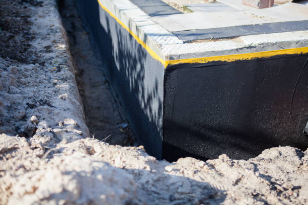 Professional Waterproofing technician working in Five Points, NC